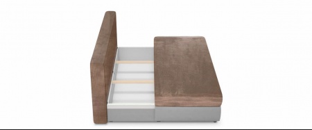 Чехол на диван евро-книжку без подлокотников Бруклин темно-бежевый