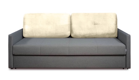 Набор из 2-х чехлов на подушки для дивана евро-книжки Бруклин молочно-бежевый