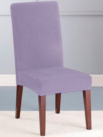 Чехол на стул Бруклин сиреневый