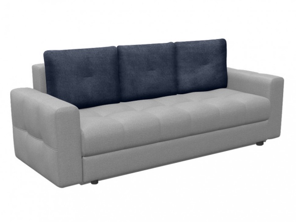 Набор из 3-х чехлов на подушки для дивана евро-книжки Бруклин графит