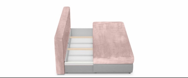 Чехол на диван евро-книжку без подлокотников Бруклин серо-бежевый