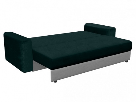 Чехол на диван евро-книжку с подлокотниками Бруклин темно-зеленый