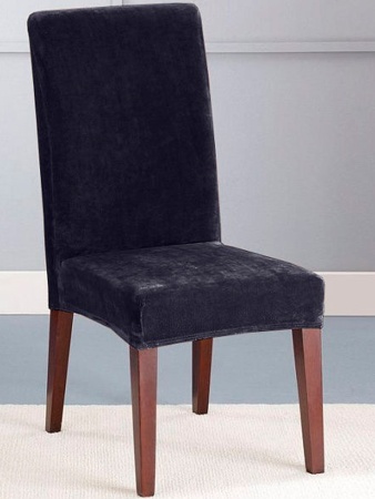 Чехол на стул Бруклин темно-серый