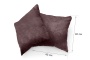 Набор из 2-х чехлов на подушки 40х40 Бруклин коричневый