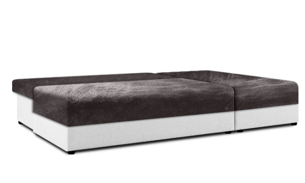 Чехол на угловой диван евро-книжку без подлокотников Бруклин кофе с молоком