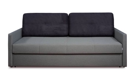 Набор из 2-х чехлов на подушки для дивана евро-книжки Бруклин темно-серый