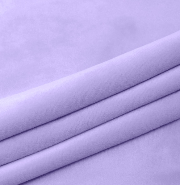 Чехол на квадратный табурет Бруклин лавандовый