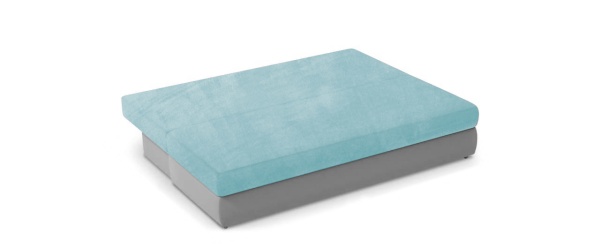 Чехол на диван евро-книжку без подлокотников Бруклин дымчато-фисташковый