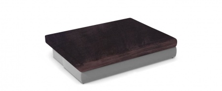 Чехол на диван евро-книжку без подлокотников Бруклин коричневый