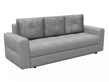 Набор из 3-х чехлов на подушки для дивана евро-книжки Бруклин серый