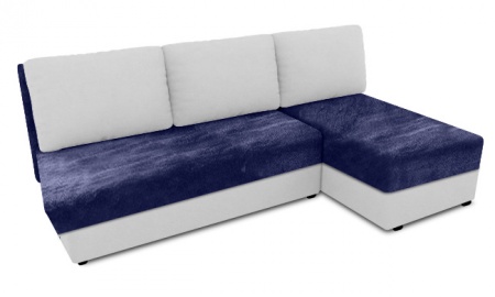 Чехол на угловой диван евро-книжку без подлокотников Бруклин темно-зеленый