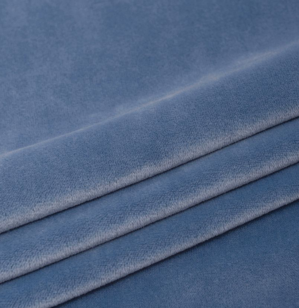 Набор из 3-х чехлов на подушки для дивана евро-книжки Бруклин серо-синий