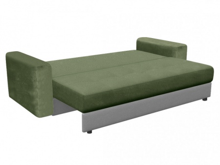 Чехол на диван евро-книжку с подлокотниками Бруклин оливковый