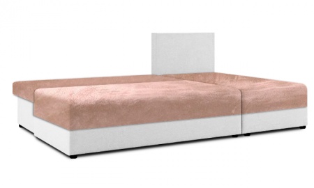 Чехол на угловой диван евро-книжку без подлокотников Бруклин бежевый