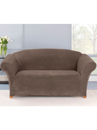 Чехол на 2м диван Бруклин темно-бежевый