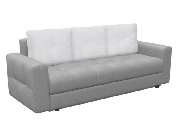 Набор из 3-х чехлов на подушки для дивана евро-книжки Бруклин белый