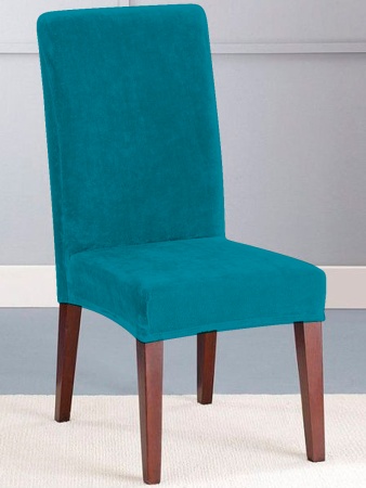 Чехол на стул Бруклин аквамарин