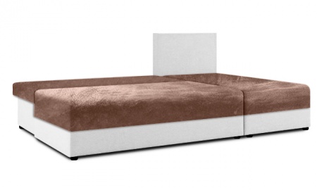 Чехол на угловой диван евро-книжку без подлокотников Бруклин темно-бежевый