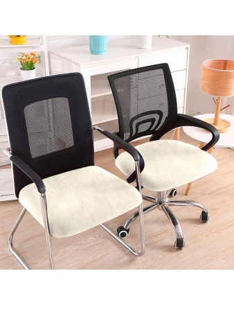 Чехол на сиденье компьютерного кресла Бруклин молочно-бежевый