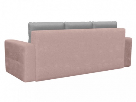 Чехол на диван евро-книжку с подлокотниками Бруклин серо-бежевый