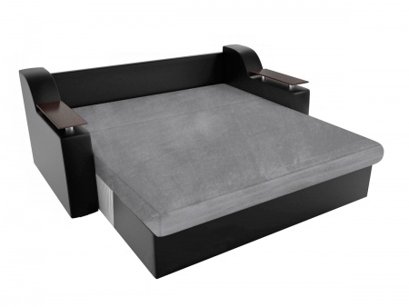 Чехол на диван-аккордеон до 160 см Бруклин светло-серый