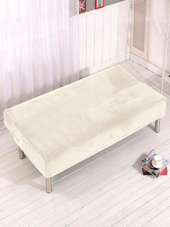 Чехол на 3м диван без подлокотников Бруклин молочно-бежевый