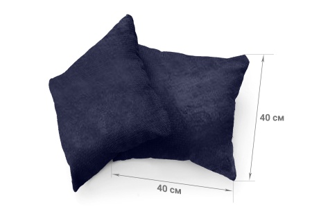 Набор из 2-х чехлов на подушки 40х40 Бруклин маренго