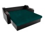 Чехол на диван-аккордеон до 160 см Бруклин темно-зеленый