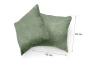Набор из 2-х чехлов на подушки 40х40 Бруклин оливковый