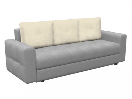 Набор из 3-х чехлов на подушки для дивана евро-книжки Бруклин молочно-бежевый