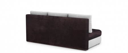 Чехол на диван евро-книжку без подлокотников Бруклин коричневый