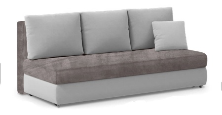 Чехол на диван евро-книжку без подлокотников Бруклин кофе с молоком