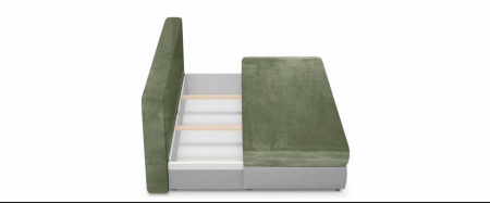 Чехол на диван евро-книжку без подлокотников Бруклин оливковый