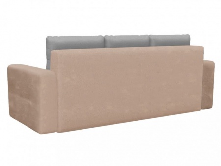 Чехол на диван евро-книжку с подлокотниками Бруклин бежевый