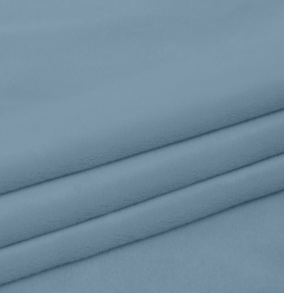 Набор из 3-х чехлов на подушки для дивана евро-книжки Бруклин серо-голубой