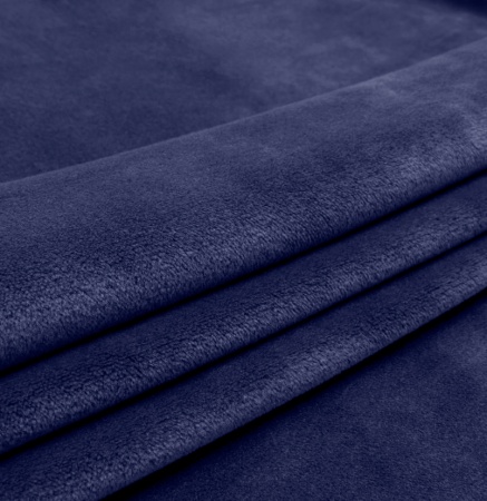 Чехол на угловой диван евро-книжку с подлокотниками Бруклин темно-синий