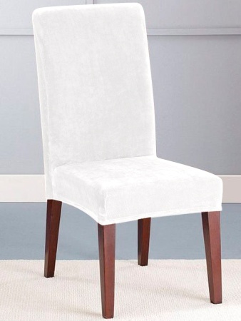 Чехол на стул Бруклин белый