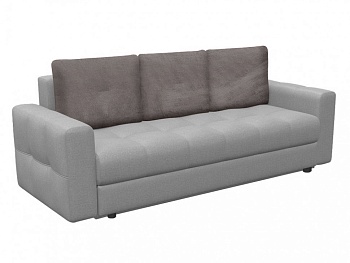 Набор из 3-х чехлов на подушки для дивана евро-книжки Бруклин кофе с молоком