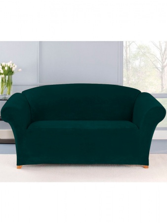 Чехол на 3м диван Бруклин темно-зеленый