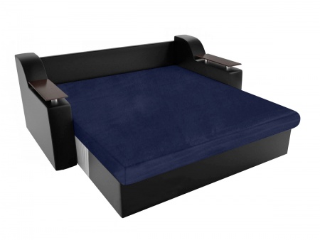 Чехол на диван-аккордеон до 160 см Бруклин темно-синий