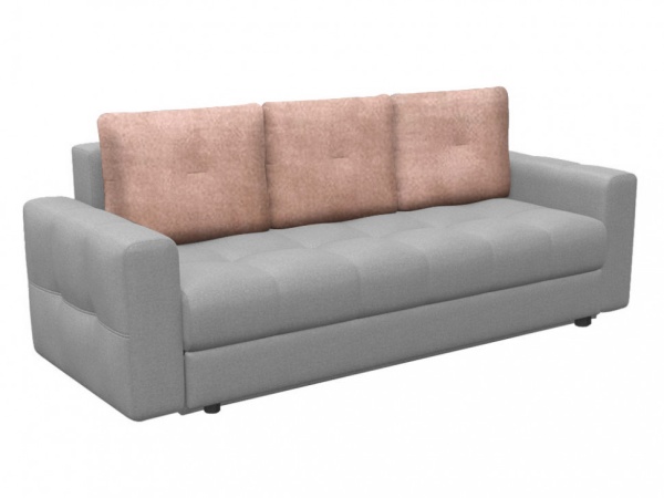 Набор из 3-х чехлов на подушки для дивана евро-книжки Бруклин бежевый