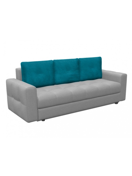 Набор из 3-х чехлов на подушки для дивана евро-книжки Бруклин аквамарин