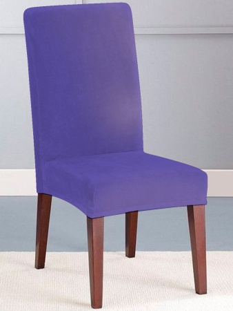 Чехол на стул Бруклин фиолетовый