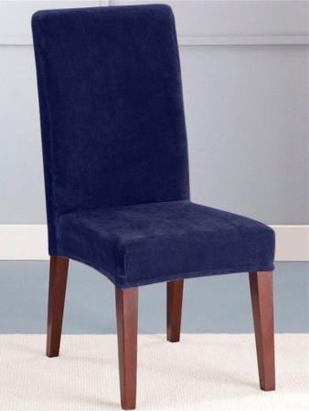 Чехол на стул Бруклин темно-синий