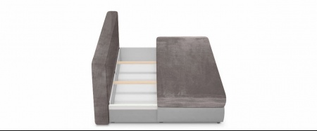 Чехол на диван евро-книжку без подлокотников Бруклин кофе с молоком