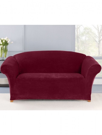 Чехол на 2м диван Бруклин бордо